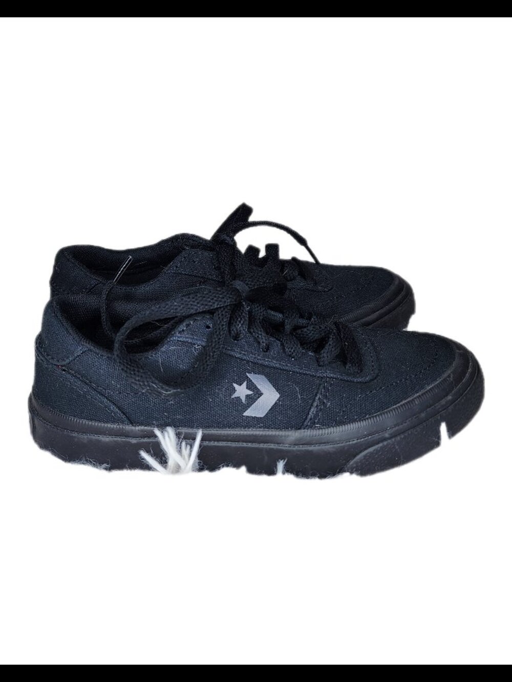 Boys Converse Boulevard Ox in Monochrome Black